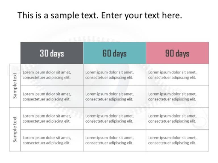 30 60 90 Day Plan Template  Gulfbs Word Sample