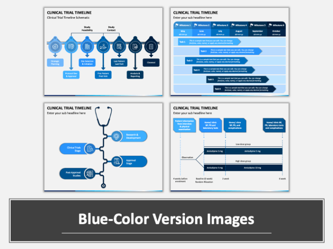 Clinical Trial Timeline Powerpoint Template  Ppt Slides Word