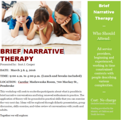 Costum Brief Narrative Therapy  Champlain Pathways To Better Care Excel