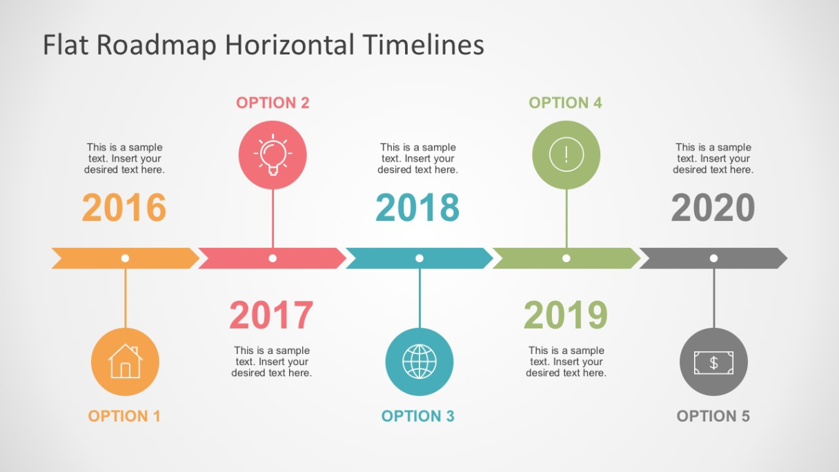 Costum Free Creative Infographic Timeline With Powerpoint Icons  Slidemodel Excel Example