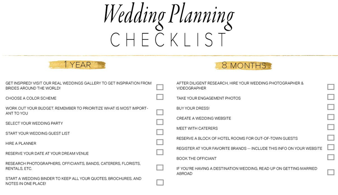 Costum Printable Wedding Timeline Checklist   Mt Home Arts Excel Sample