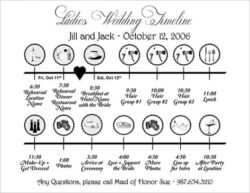 Editable 32 Wedding Timeline Templates Word Excel Pdf Psd Vector Eps  Sample