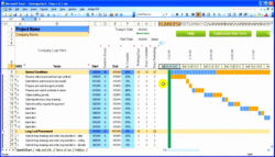 Editable 9 Construction Timeline Template Excel  Excel Templates Excel