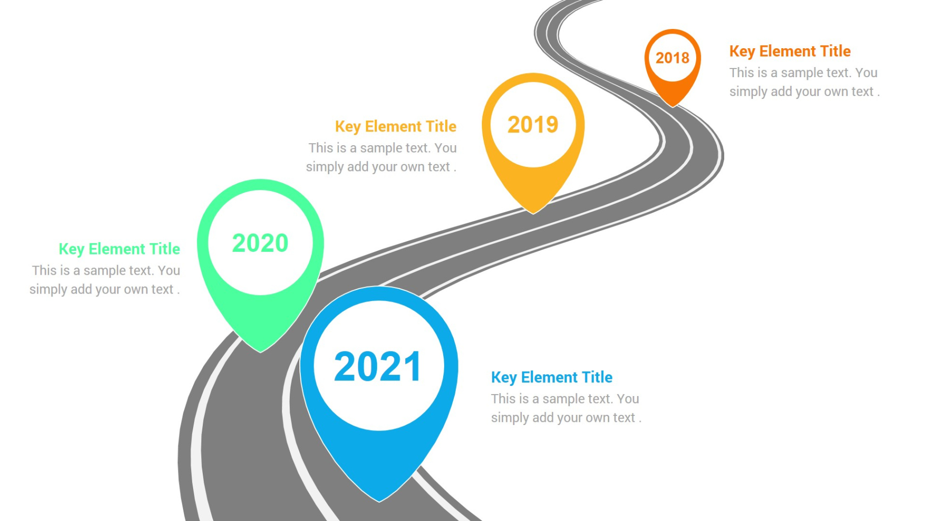 Editable Timeline Roadmap With Milestones Powerpoint Slides  Ciloart Word