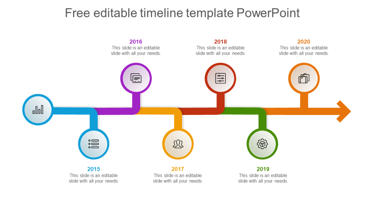 Free Costum Free Editable Timeline Powerpoint Template  Google Slides  Sample