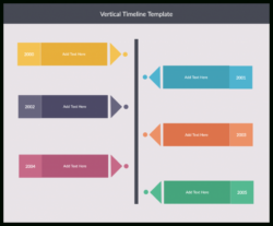 Free  Demo Start  Templates Timeline Vertical Excel Sample