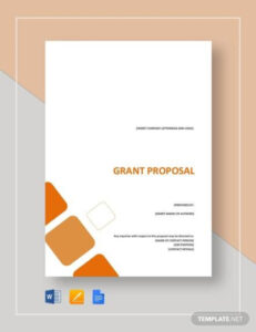 Free  Free 20 Sample Grant Proposal Templates In Pdf  Ms Word  Pages Docs