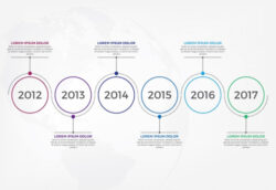 Free  Premium Vector  Horizontal Timeline Infographic Design Template Word