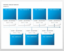 Free Printable 12 Month Microsoft Office Timeline Template Free  Nsaforfree Word