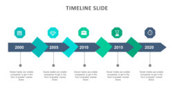 Free  Timeline Slide Templates  Biz Infograph Excel Sample