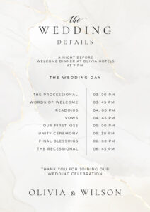 Free  Wedding Day Timeline Template For Bridal Party Plan Your Perfect Day! Ppt