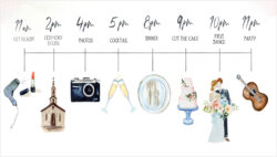 Printable 6 Rules Must Follow To Create A Great Wedding Day Timeline Ppt