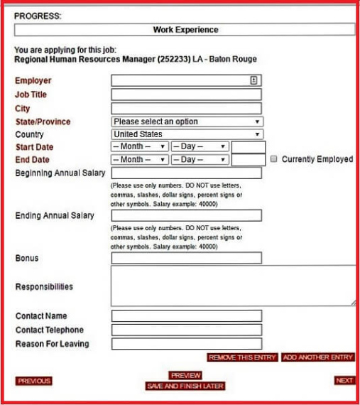 Printable Advance Auto Parts Careers Guide  Advance Auto Parts Application  Sample