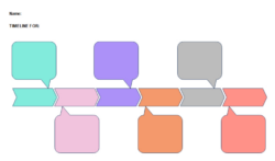 Printable Free Editable Blank Timeline Template Examples  Edrawmax Online Powerpoint