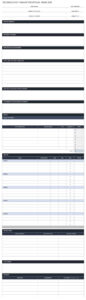 Printable Free Grant Proposal Templates  Smartsheet Ppt Sample