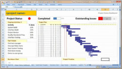 Printable Project Timeline Excel Template Free Download — Dbexcel Word Sample