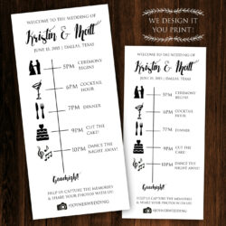 Printable Wedding Timeline  Printable Wedding Itinerary  Wedding Itinerary Template  Wedding Docs Example