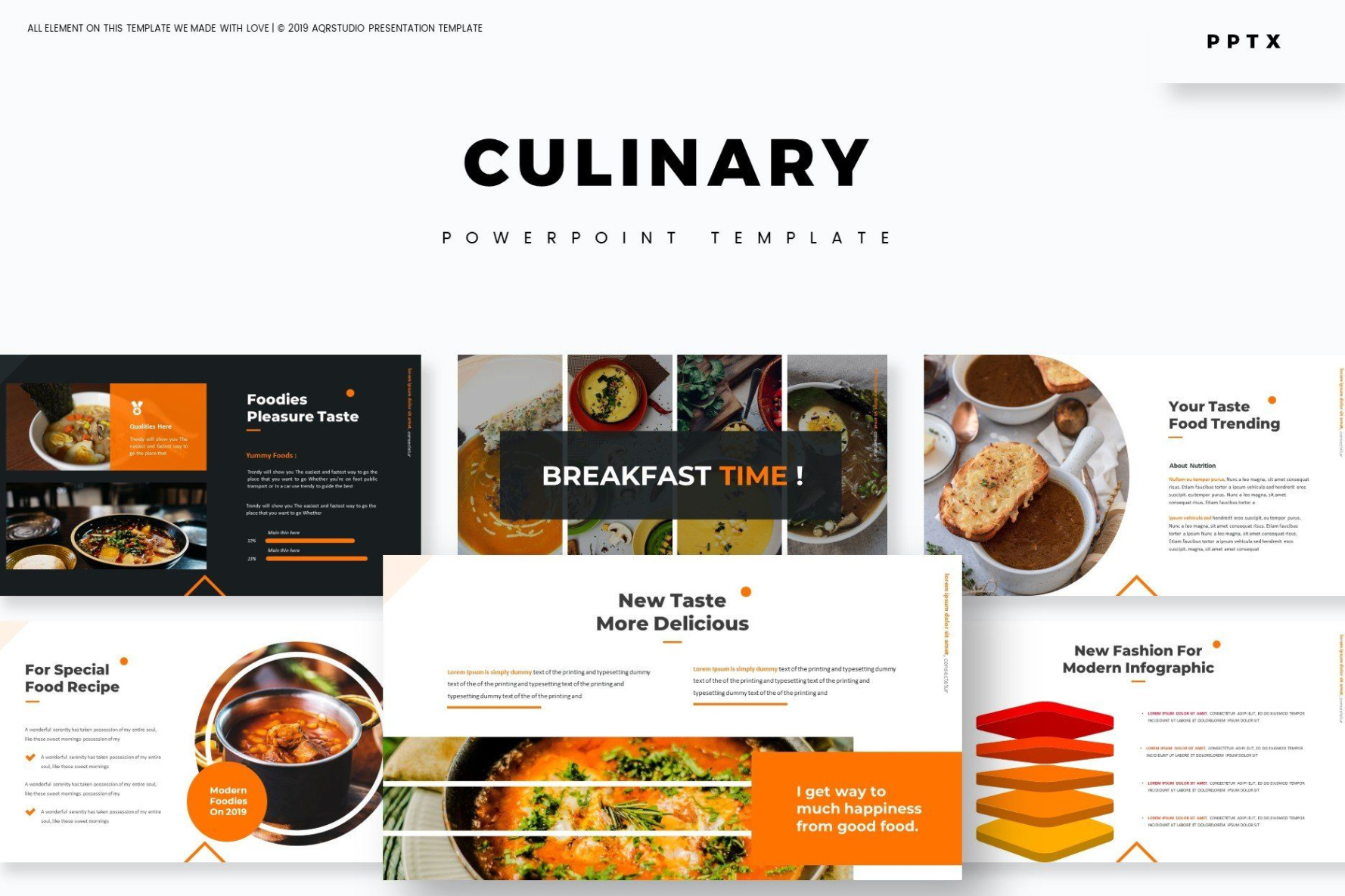 Editable Culinary  Powerpoint Template  Powerpoint Templates Powerpoint Templates  Sample