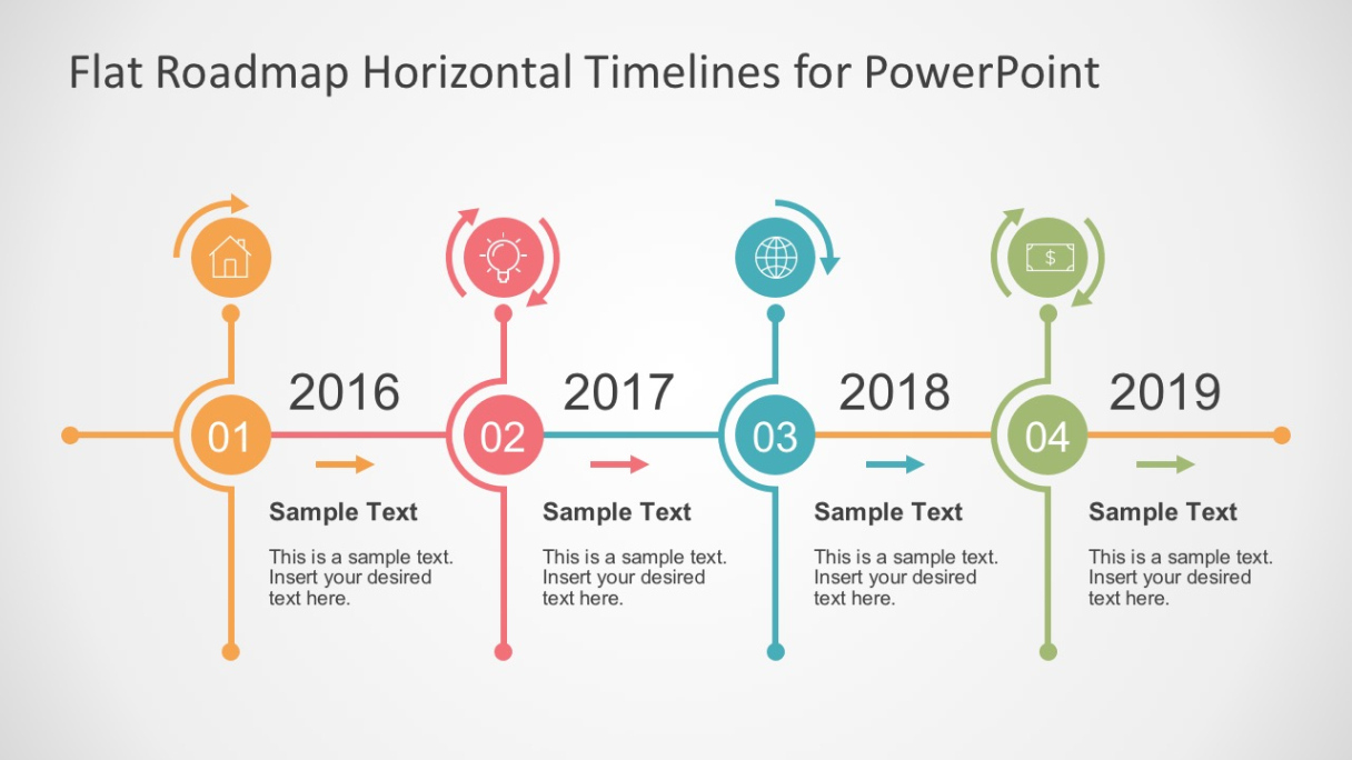 Free Costum Timeline Templates Ppt  Example