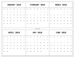 Free Printable 6 Month Plan Template Free