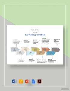 Free Printable Marketing Timeline Template Word