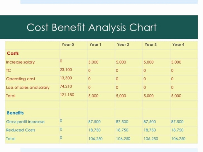 Free  Simple Cost Benefit Analysis Template Docs Example