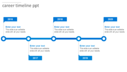 Incredible Career Timeline Ppt Template Presentation  Riset Word Example