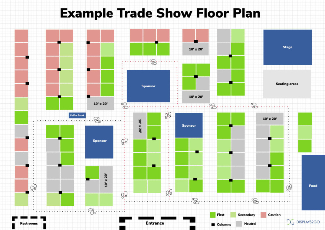 Printable Trade Show Planning For The Perfect Booth Location Excel Sample