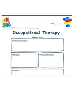 Blank Activity Analysis Occupational Therapy Template Doc