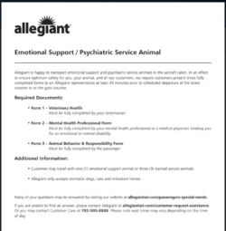 Free Blank Emotional Support Animal Letter For Flying Template Word