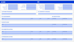 Free Editable 8D Failure Analysis Report Template Doc