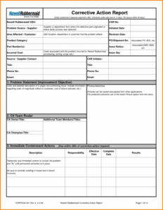 Free Editable 8D Failure Analysis Report Template Excel