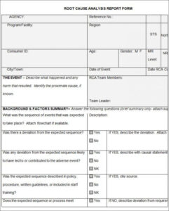 Free Editable 8D Root Cause Analysis Template Excel