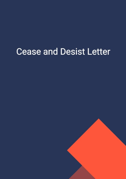 Free Editable Cease And Desist Letter Patent Infringement Template Example