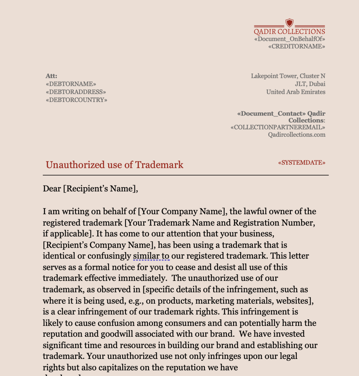 Printable Cease And Desist Letter Uk Template Doc