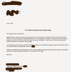 Printable Landlord Emotional Support Animal Letter Template Doc