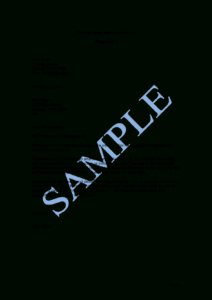 Sample Amazon Cease And Desist Letter Template Excel