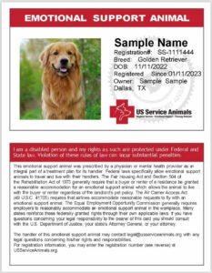 Sample Landlord Emotional Support Animal Letter Template Sample