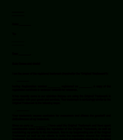 Sample Trademark Cease And Desist Letter Template Pdf