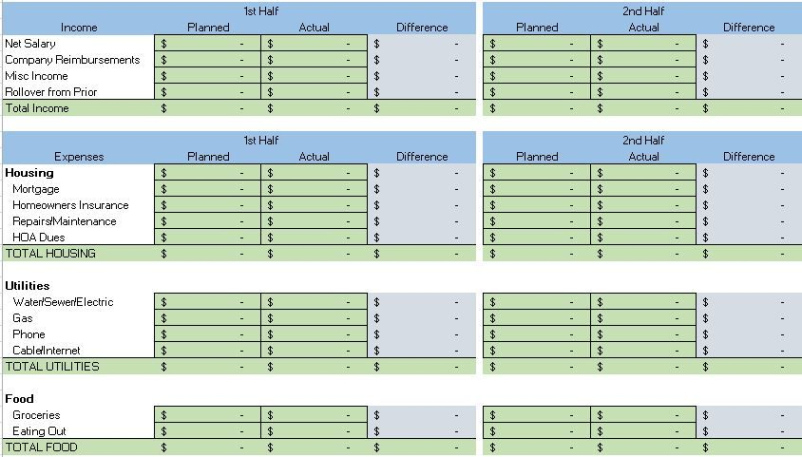 Costum Casual Hoa Excel Template Petty Cash Sheet  Example