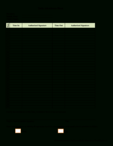 editable daily attendance sign in sheet  keep track of daily attendance with a printable signin template attendance sign in sheet template excel