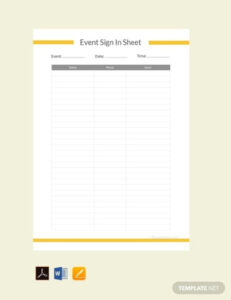 editable event sign in sheet template  17 free word pdf documents download create a sign in sheet template pdf