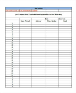 editable event sign up sheet printable event sign up sheet template word