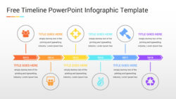 Editable Free Timeline Powerpoint Infographic Template  Ciloart Ppt Example