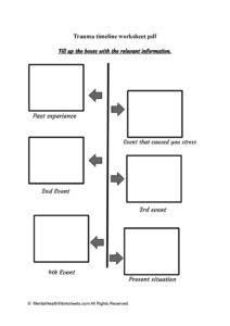 Editable Therapy Worksheets For Trauma  Dbt Worksheets Excel Example