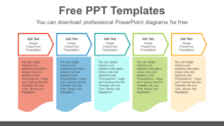 Free  Chevron Powerpoint Template Free  Printable Templates Word Example