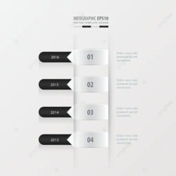 Free Costum Black And White Timeline Template Infographic Options Arrow Vector Infographic Options Arrow Word Example