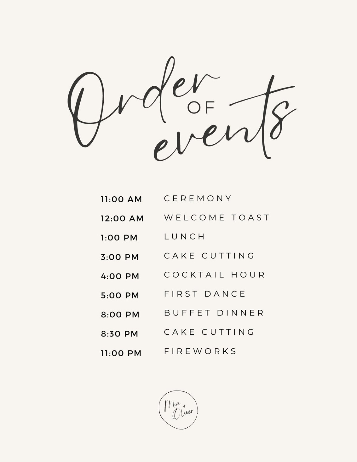 Free  Free Custom Printable Wedding Timeline Planner Templates Pdf