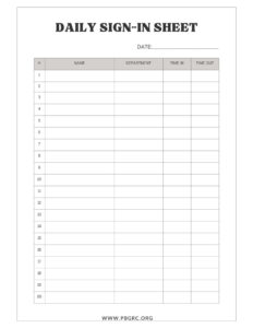 free free printable signup and signin sheet 2024 templates create a sign in sheet template sample