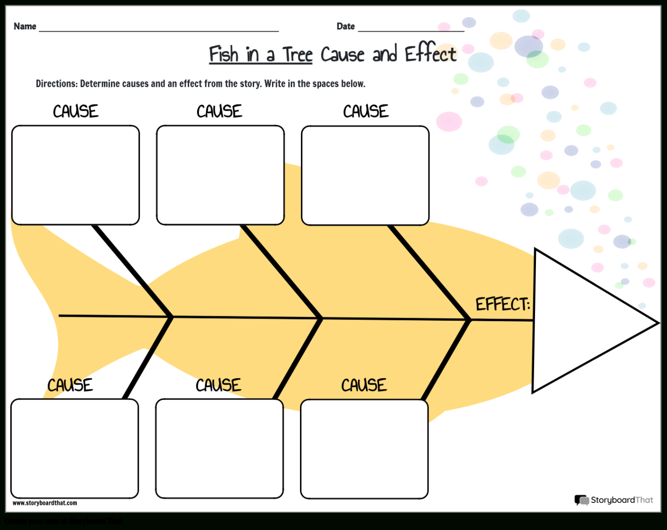 Free Printable Cause And Effect Example Storyboard By Sbtinternal Powerpoint Example